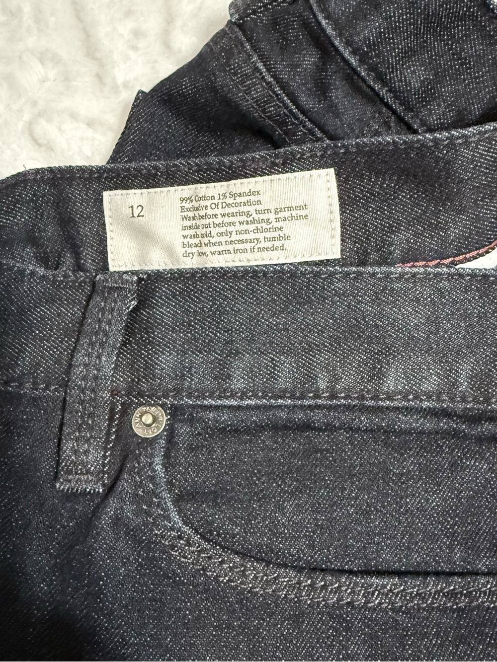 LOFT Dark Wash Denim Women's Boot Cut Jeans - Size 12 - NWOT - Picture 6 of 14
